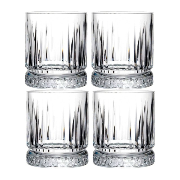 Стаканы набор 4шт 355мл стекло ЭЛИЗИЯ низкие (6)