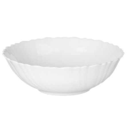 Салатник 380мл 15см стеклокерамика БЕЛЬЕ круглый (6/72)