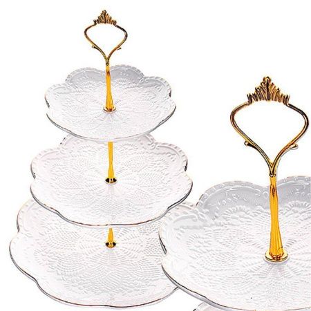 Этажерка сервировочная 3 яруса 15/20/26см керамика ЭЛИС LR26513 (12)