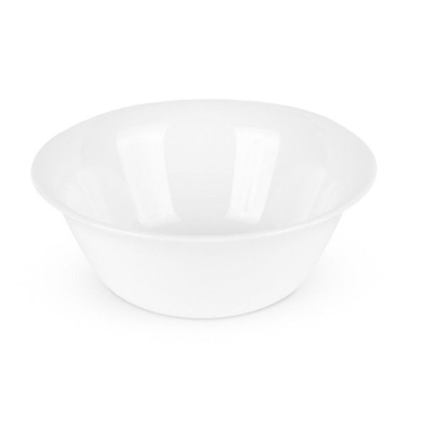 Салатник 250мл 12,5см стеклокерамика БЕЛЬЕ круглый (6/72)