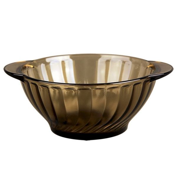 Бульонница 510мл стекло ELIСA дымка с ушками (18/12)