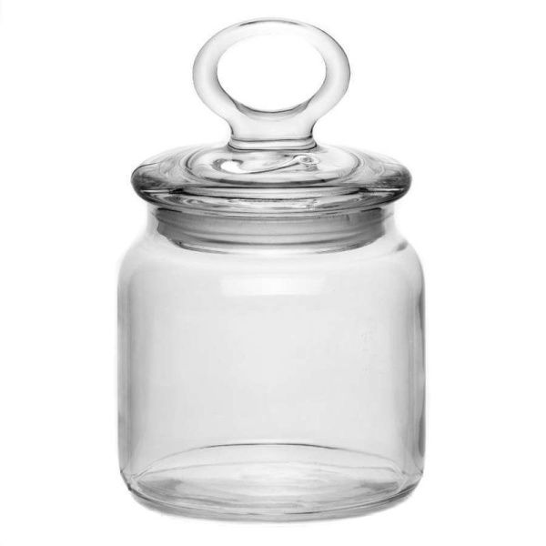 Банка для сыпучих продуктов 575мл стекло КИТЧЕН СЛИМ с крышкой п/у (6)