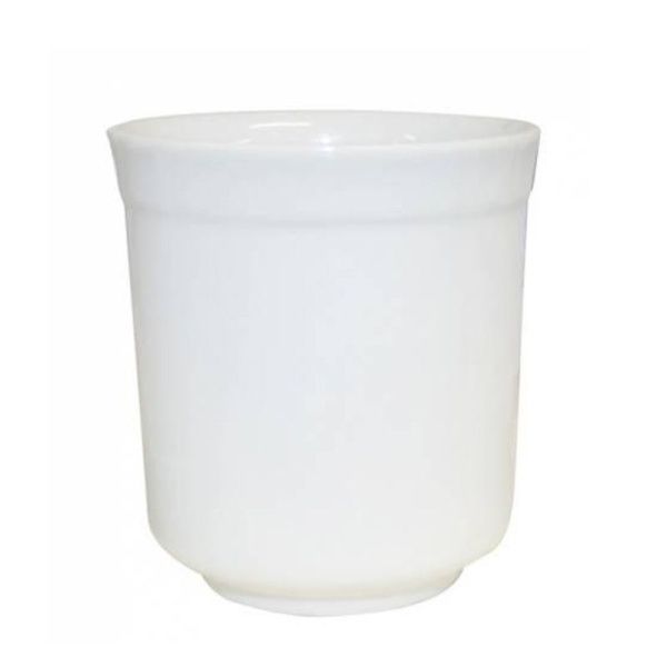 Кружка 250мл фарфор белый Цилиндрический (без ручки) (24)