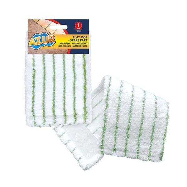 Насадка для швабры плоская микрофибра 410*150мм AZUR (24)