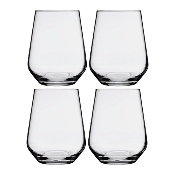 Стаканы набор 4шт 425мл стекло АЛЛЕГРА низкие (6)