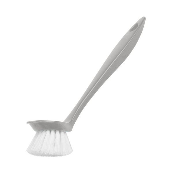 Щетка для посуды 23см пластик Etna с прямой ручкой серая (36) 221223535/03