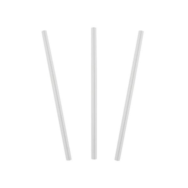 Трубочки для коктейля пластик 250шт. прямые прозрачные 8*240мм Complement (54)
