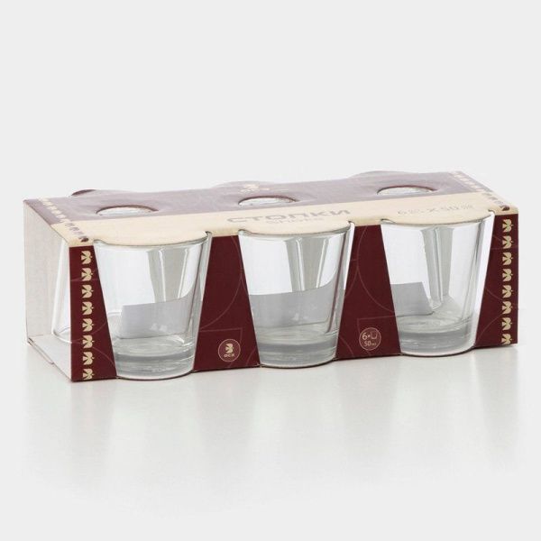 Стопки набор 6шт 50мл стекло ОДА (18)