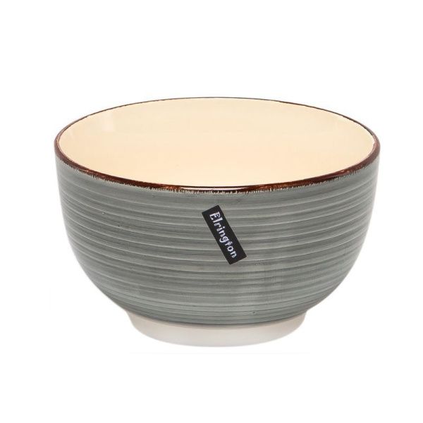 Салатник 750мл керамика Аэрография СВЕТЛЫЙ ГРАФИТ (6/36)