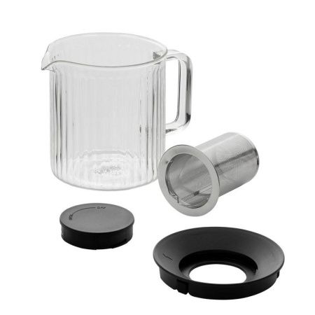 Чайник заварочный 1000мл стекло АЙН с мет.ситом (12)