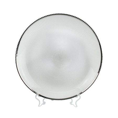 Тарелка мелкая 31см стекло обеденная JWE-030 (10)