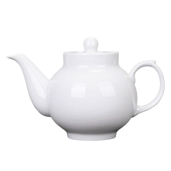Чайник заварочный 700мл фарфор белый Рубин (12)
