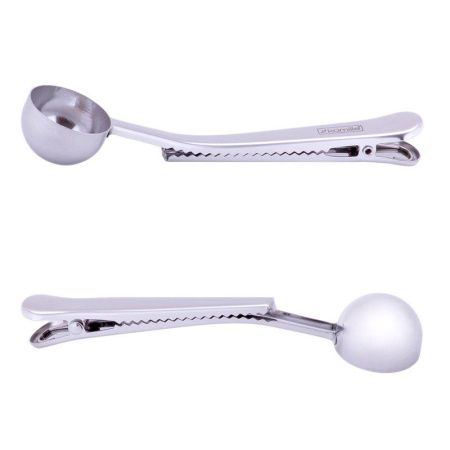 Ложка мерная c зажимом для кофе и чая 20мл нерж.сталь (80)