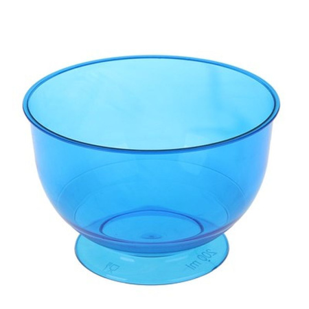 Креманка одноразовая 9см полистирол КРИСТАЛЛ синяя 200мл