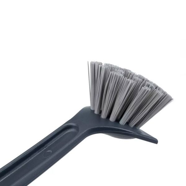 Щетка для посуды 24,7*3,7*4,2см пластик темно-серый (24)