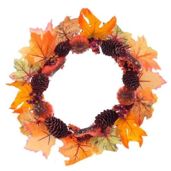 Венок декоративный 33*8*36см (72)