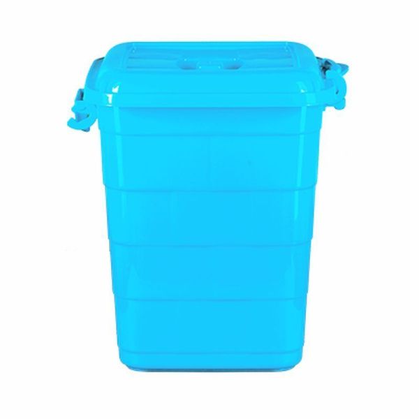Бак 55л пластик пищевой Bricks голубой (1)
