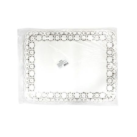 Салфетки сервировочные набор 250шт 35*45см бумага ажурная AVIORA (4)