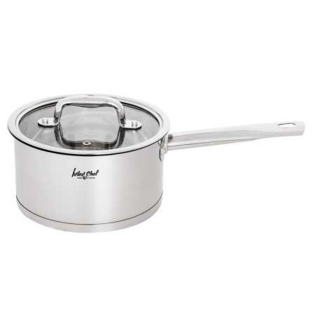 Ковш 1,8л 16см нерж.сталь Ivlev Chef Royal со стекл.крышкой индукция (4)