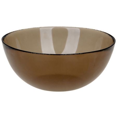 Салатник 22см стекло закал. ИНВИТЕЙШН БРОНЗА (6)