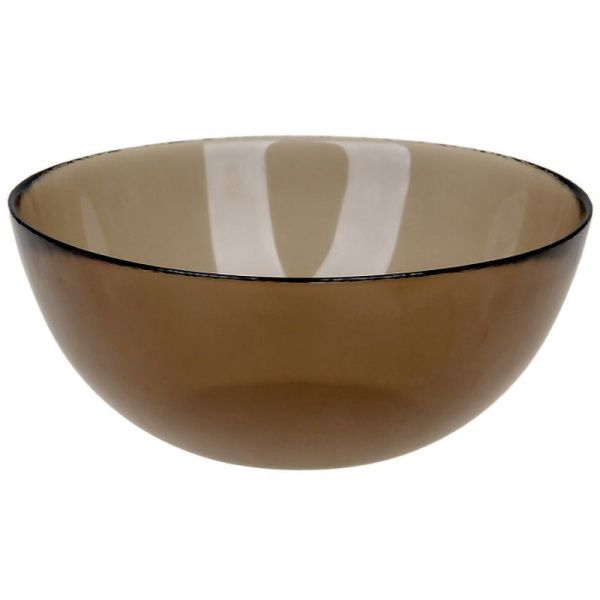 Салатник 22см стекло закал. ИНВИТЕЙШН БРОНЗА (6)