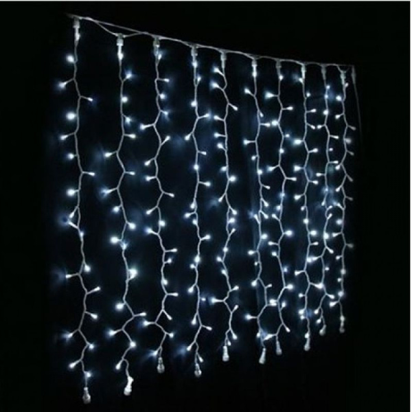 Гирлянда электрическая Занавес 2*3м 540 диодов белых LED CR LS 540 WHITE