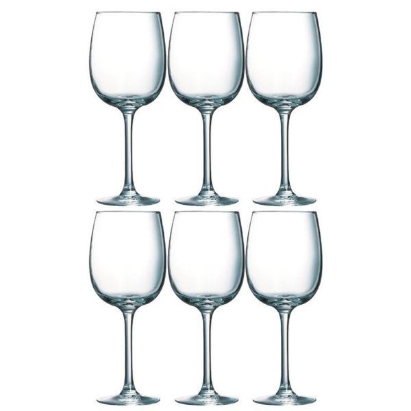 Бокалы для вина набор 6шт 300мл стекло АЛЛЕГРЕСС J8164 (4)