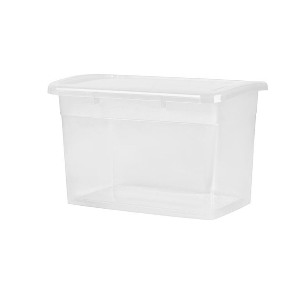 Ящик для хранения 11л 35*23,5*22,2см пластик Laconic прозрачный кристалл (6)