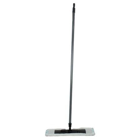 Швабра Disco 110см с плоской универсальной насадкой микрофибра 43*13см (24)
