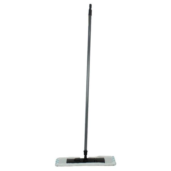 Швабра Disco 110см с плоской универсальной насадкой микрофибра 43*13см (24)