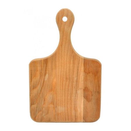 Доска разделочная 30*19 бук ХОЗЯЮШКА малая с ручкой (10)