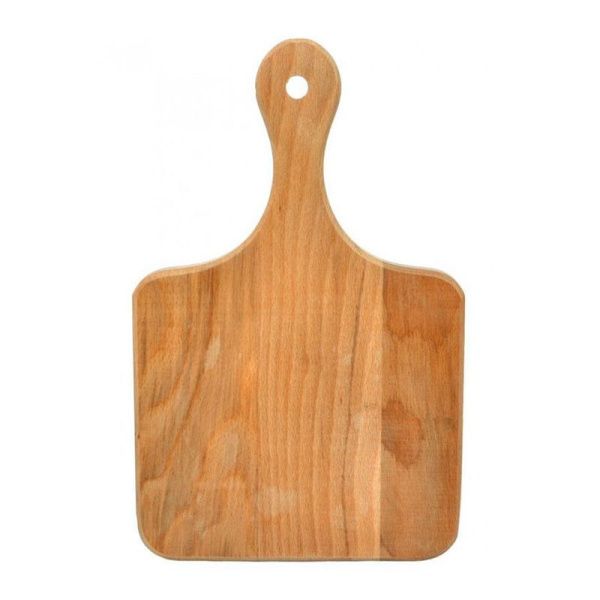 Доска разделочная 30*19 бук ХОЗЯЮШКА малая с ручкой (10)