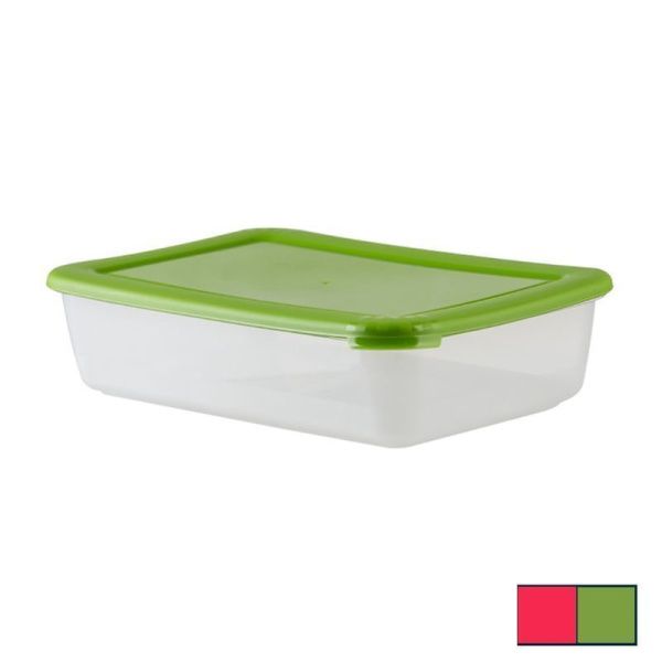 Контейнер пищевой 900мл 205*135*55мм пластик прямоугольный (64)