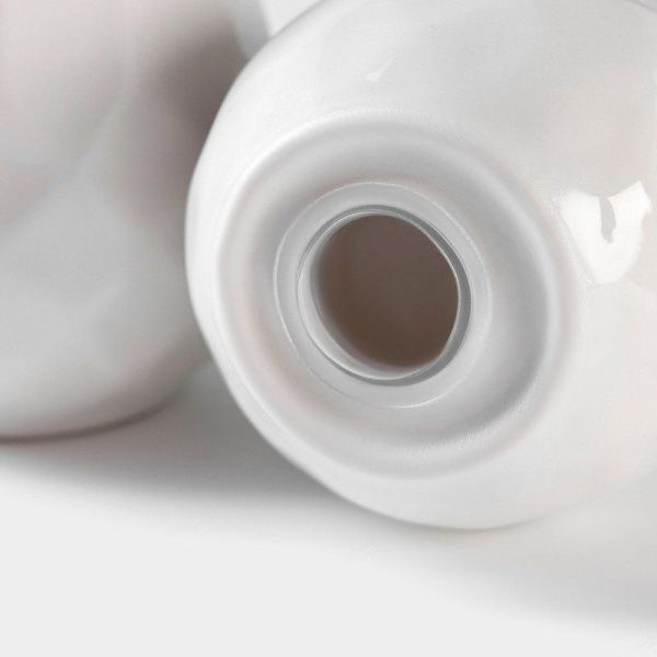 Набор для специй 3пр (солонка, перечница, салфетница) фарфор на дерев подставке Bella Tenero (36)