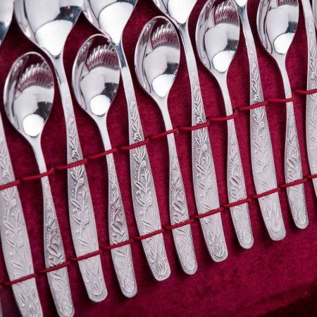 Набор столовых приборов 48пр нерж.сталь 18/0 УРАЛОЧКА с ЭИП б/н д/к н39 М13 (5)