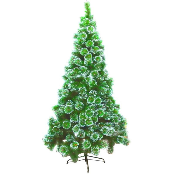 Елка искусственная 210см ЗАСНЕЖЕННАЯ (сосна, 320 веток 11см иголка) JC-5212 (1)