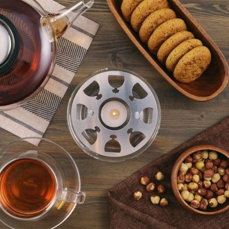 Подставка для подогрева 13*7см стекло LCTP1315 (100)