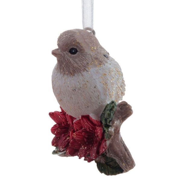 Изделие декоративное подвесное ПТИЧКА 6*3*5,5см 2 вида