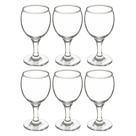 Бокалы для вина белого набор 6шт 175мл стекло БИСТРО (4)