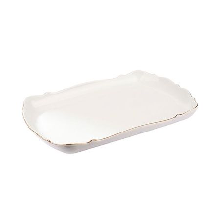 Блюдо сервировочное для подачи 29,5*19,5*3,5см фарфор LR90012-314S (14)