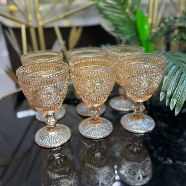 Бокалы набор 6шт 300мл стекло бежевый (8)