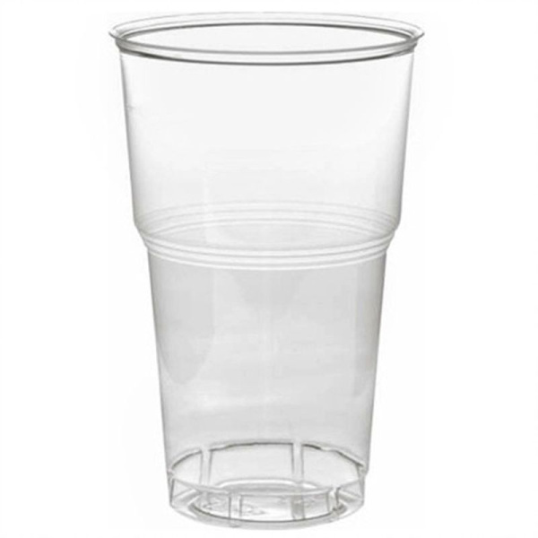 Стакан одноразовый 500мл полистирол пивной прозр. (50/1400/20/1200/1000) 170-0019