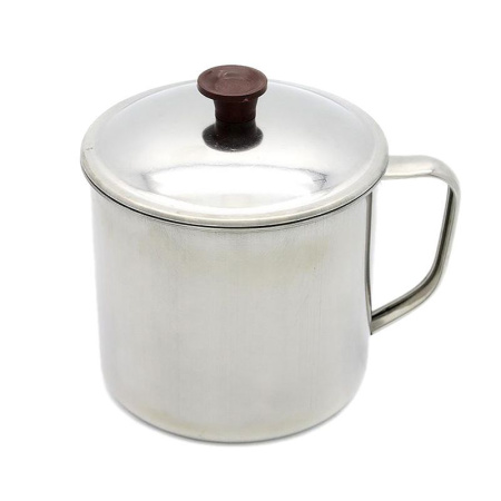 Кружка 900мл h-12см нерж.сталь с крышкой AST-002-КК-12 (36)