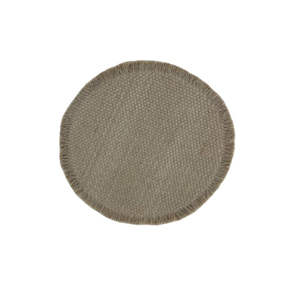Салфетка сервировочная 39см джут круглая JC-15282 (300)