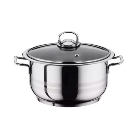 Кастрюля 1,7л нерж.сталь ВЕГА стекл.крышка 16см h10см арт.43020-16-0 (6)