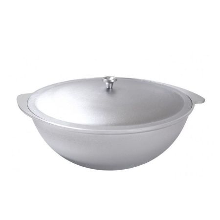 Казан для плова 6л алюминий с крышкой (3/5)