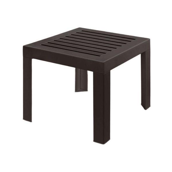 Столик для шезлонга 40*40*35см пластик Aqua венге (1)