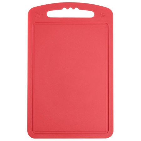 Доска разделочная 20*32см пластик большая коралловая С53КОРЛ (25) ВЫВОД