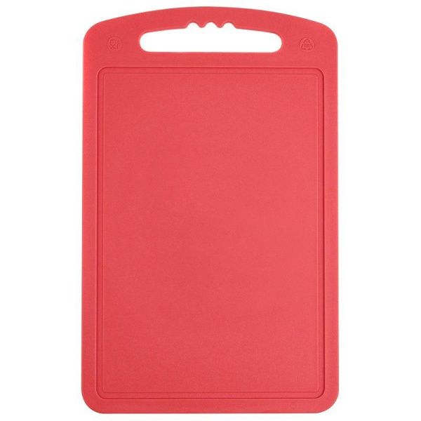 Доска разделочная 20*32см пластик большая коралловая С53КОРЛ (25) ВЫВОД