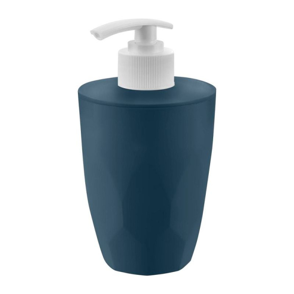 Дозатор для жидкого мыла 330мл 7,7*14,3см пластик космический серый (18)